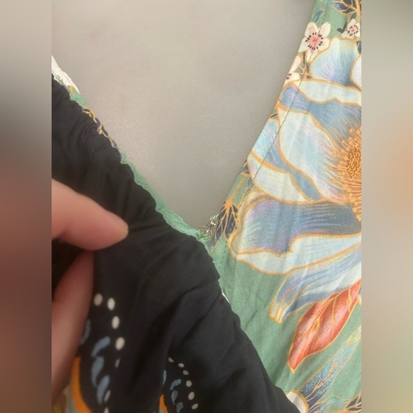 Anthropologie FARM RIO Monica Wrap Dress Floral Print - Picture 6 of 16